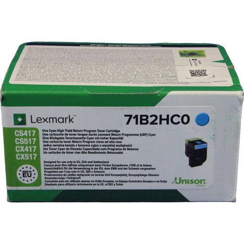 Lexmark Lexmark Patrone Cyan Rückgabe (71B2HC0)