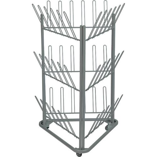 Schuh- und Stiefeltrockenwagen 780 x 714 x 1.192 mm, 25 kg - grau