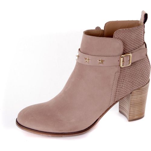 Tommy Hilfiger Damen Ancle Boots Stiefeletten Taupe #37
