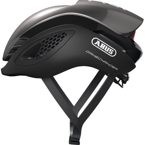 ABUS Rennradhelm GameChanger - Aerodynamischer Fahrradhelm mit optimalen Ventilationseigenschaften für Damen und Herren - Dunkelgrau, Größe S (51-55 cm)
