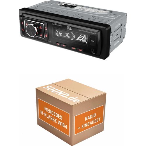 Autoradio Einbaupaket JBL Celebrity 150 passend für Mercedes M-Klasse W164 | Bluetooth USB
