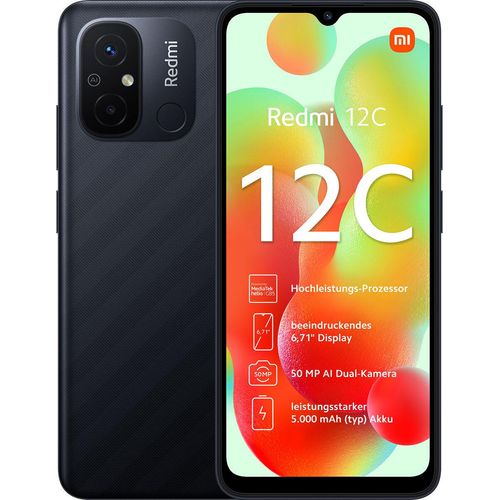 Redmi 12C 4GB+128GB Graphite Gray Smartphone