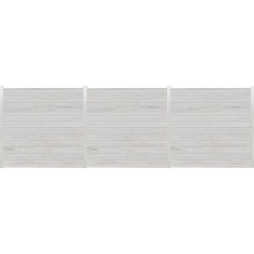 Sichtschutzzaun / Steckzaun / WPC-Lamellen / Elze-Serie 1 BEIGE