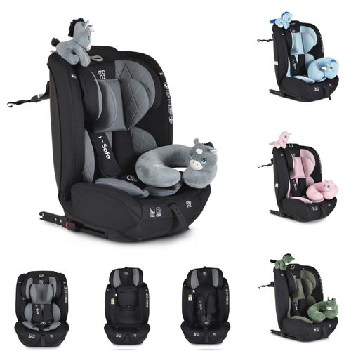 Moni Isafe Grey 76-150 cm i-Size Autokindersitz 111002
