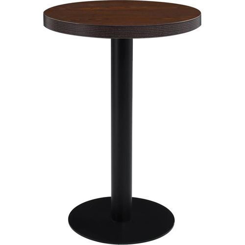 Bistrotisch Dunkelbraun 60 cm MDF