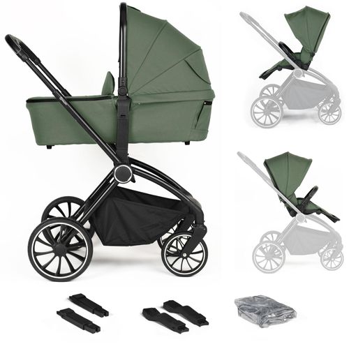 BabyGo 2in1 Kombikinderwagen Harmony, grün
