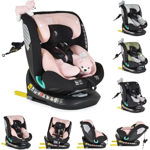 Moni Serengeti Gently Pink 40-150 cm i-Size 360° Autostoel