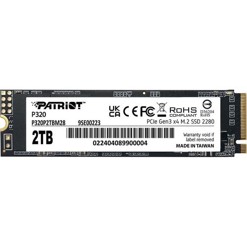 PATRIOT SSD Patriot 2TB M.2 P320 PCIe 3.0 NVME 3000/2200 (P320P2TBM28)