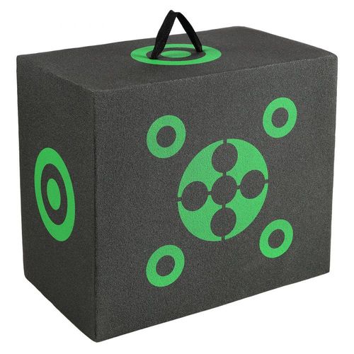 Bogenschieß-Präzisionsblock - 40,6 x 45,7 cm - Vielseitiger Bogen-Zielblock - Tragbares Outdoor-Ziel mit Griff - Mühelose Pfeilentfernung - Hervorragende Sichtbarkeit