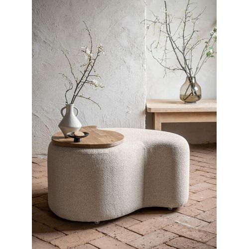 Miuf Siena Pouf Melange Hocker NE-09 Beige