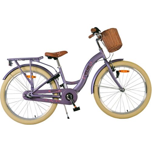 VOLARE Jugendfahrrad Blossom 3- Gang 24 Zoll, lila