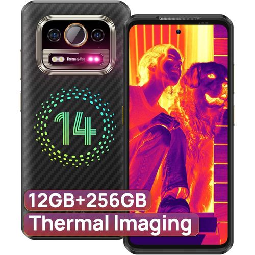 Ulefone Armor 25T 4G Outdoor Smartphone Wärmebild-Nachtsicht MTK G99 12GB+256GB Outdoor Handy, 64MP+32MP, 6,78”FHD+ Android 14 NFC/OTG/GPS/FM/IP68