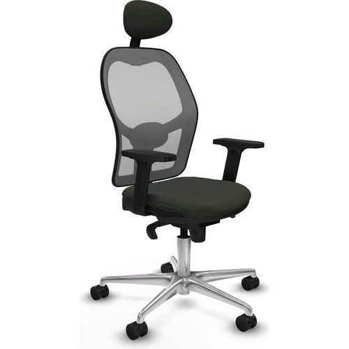 Bürostuhl mit Kopfstütze Piqueras y Crespo 2D086N1 Schwarz