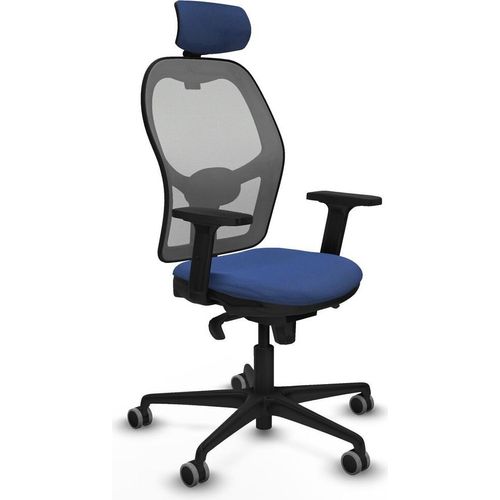 Bürostuhl mit Kopfstütze Piqueras y Crespo 2D036G2 Marineblau
