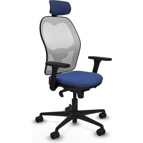 Bürostuhl mit Kopfstütze Piqueras y Crespo 3D036N2 Marineblau