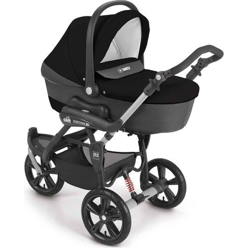 3-in-1 Kombi-Kinderwagen Cortina X3 tris | Mehr Farben verfügbar | inkl. Babyschale, Fußsack & Wickeltasche