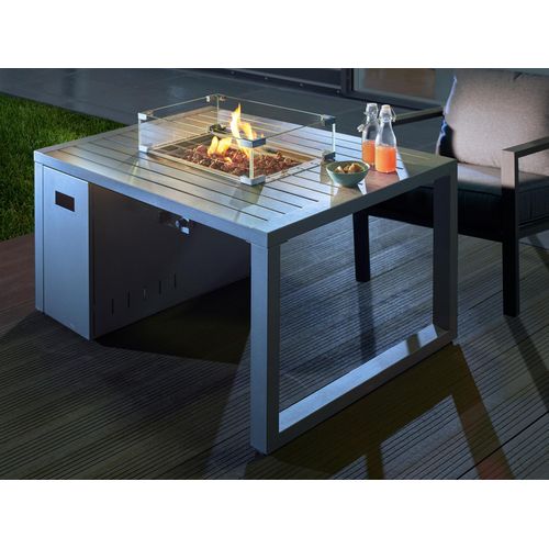 buschbeck Loungetisch und Feuerstelle »Lagos«, B 115 x T 75 x H 58,5 cm, grau Image