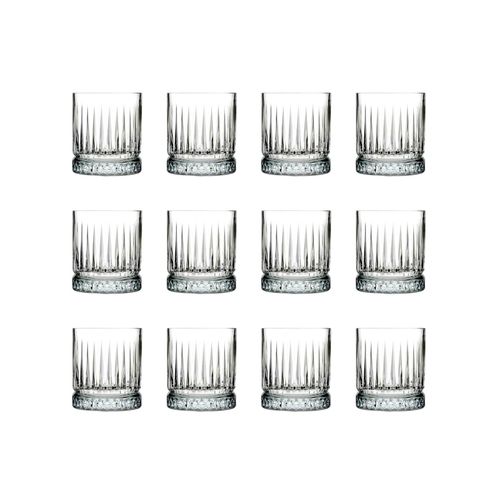 Whiskygläser, Whiskybecher - Elysia, 12er-Set, Stilvolle Gläser für Whisky & mehr, 355 ml