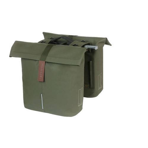 BASIL Doppelpacktasche "City Double Pannier Bag MIK 2.0" , moosgrün