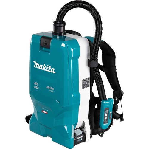 Makita Akku-Rucksackstaubsauger XGT 40 V max - 200 mbar - 6,0 L