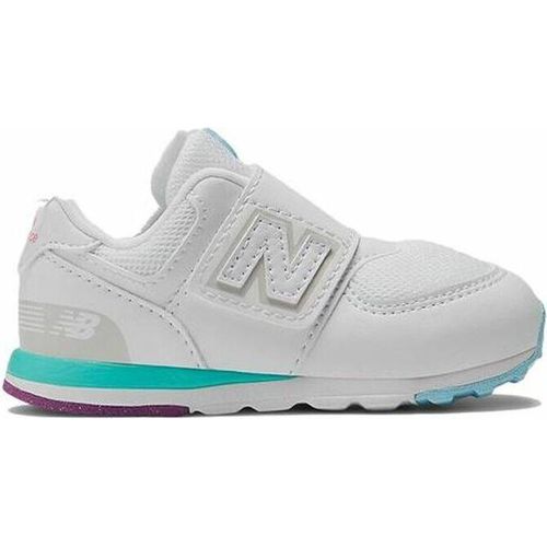 Sportschuhe für Kinder New Balance 574 NEW-B HOOK LOOP Weiß - 26.5