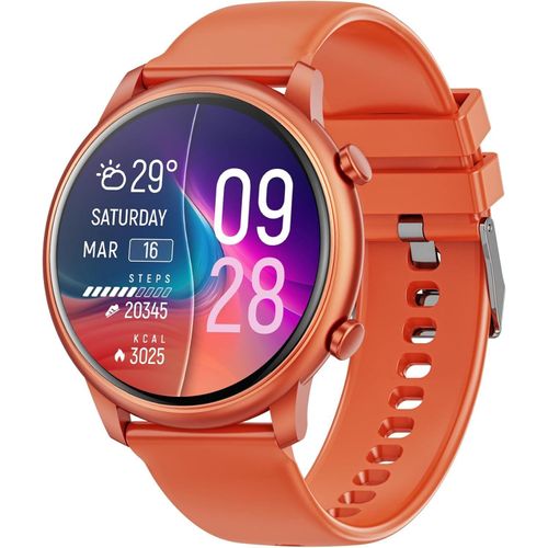 Damen Smartwatch mit Bluetooth-Anrufen 140+ Sportmodi SpO2 Herzfrequenzmesser Schlafmonitor Schrittzähler