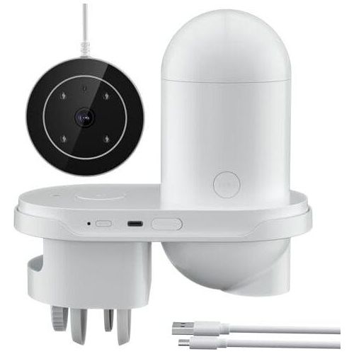 Smart Automatic Feeder Aquarium Fish HD -Kamera, App -Steuerung über WLAN/WLAN Large Home Feiertagszeit