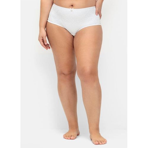 Slip SHEEGO, Damen, Gr. 44, weiß, weiß, 82% Polyamid, 18% Elasthan, Unterhosen