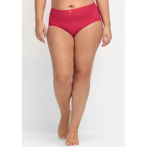 Slip SHEEGO, Damen, Gr. 56, graphit, orchidee, 95% Baumwolle, 5% Elasthan, Unterhosen