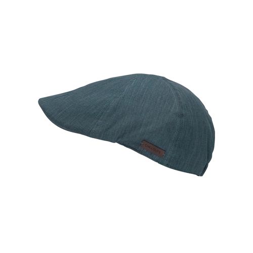 Schiebermütze CHILLOUTS, Damen, Gr. S/M, blau (washed blau), Baumwolle, unifarben, modisch,casual, Mützen, aus reiner Baumwolle mit minimalistischem Look & komfortabler Passform