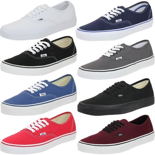 Vans Herren Authentischer Trainer, Rot 46 EU