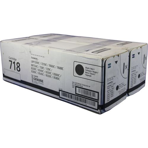 Canon Toner 718 schwarz Doppelpack (ca. 6800 Seiten)