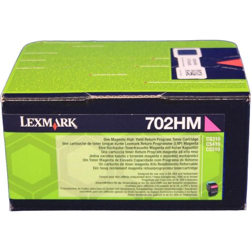 LEXMARK Toner 70C2HM0 702 Magenta mit hoher Ergiebigkeit