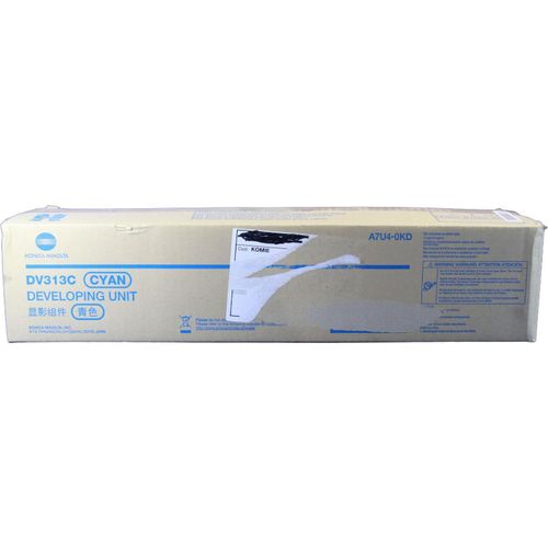 Konica Minolta DV-313C Entwickler Kit A7U40KD Cyan für Bizhub C258/C308/C368