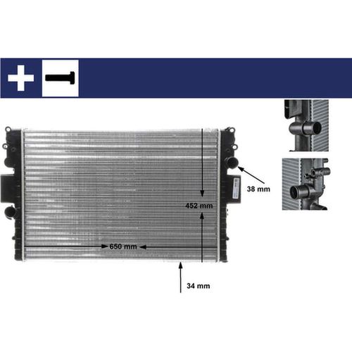 Kühler Motorkühlung Leitungsfilter MAHLE für DAILY III Kasten 29 L 10 V