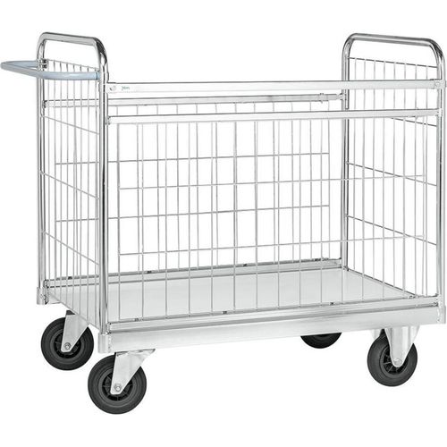 Gitterwagen Paketwagen 300 kg, LxBxH 1.190 x 650 x 1.025 mm, verzinkt
