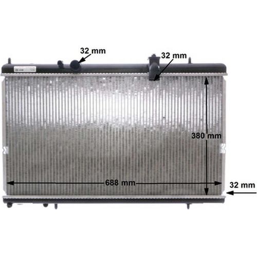 Kühler Motorkühlung MAHLE für CITROËN C5 II