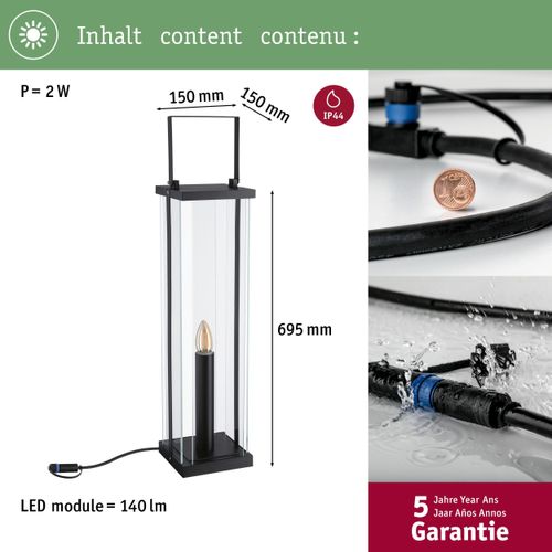 Paulmann Plug & Shine Laterne Classic Einzelleuchte