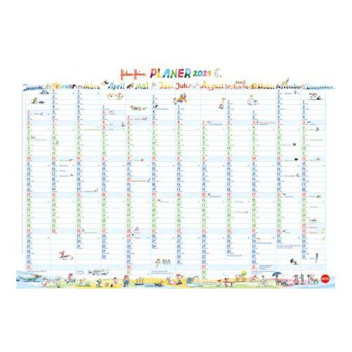 HEYE 1584 Wandkalender Helme Heine - 68 x 48 cm