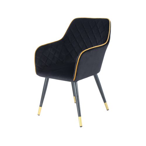 Stuhl Zsazsa 500 Schwarz / Gold