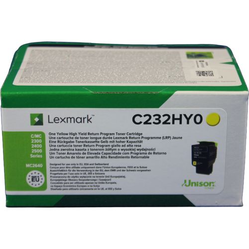 Lexmark Lexmark Patrone Gelb Rückgabe (C232HY0)