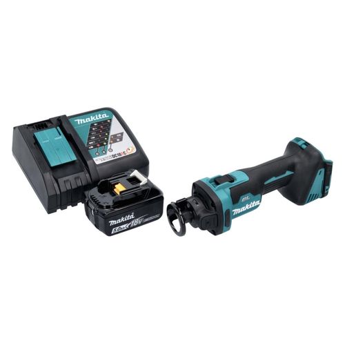 Makita DCO 181 RT1 Akku Rotationsschneider 18 V 32000 U/min Brushless + 1x Akku 5,0 Ah + Ladegerät