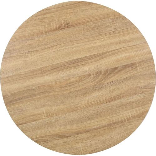 vidaXL Bistrotisch Hellbraun 80 cm MDF