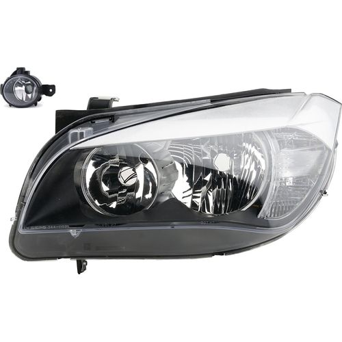 Johns, Scheinwerfer Front passend für BMW X1 E84 07/12- H7 H7 Links + Nebelscheinwerfer 63117290233 7290233 63176924655 6924655