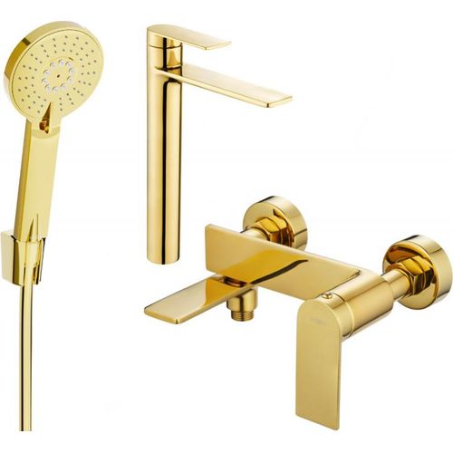 Mexen Zero R40 Badewannenset, Gold - 71113R40-50