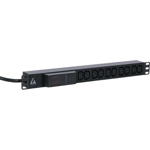 Lanview LVR261877, Messgerät, 1U, Einphasig, Horizontal, Schwarz, 10 AC-Ausgänge