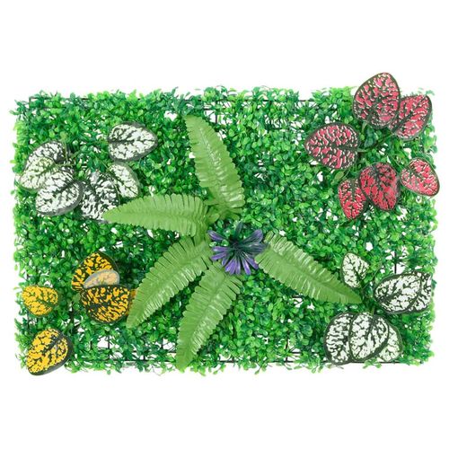 vidaXL Sichtschutz aus Kunstpflanzen 24 Stk. Grün 40x60 cm