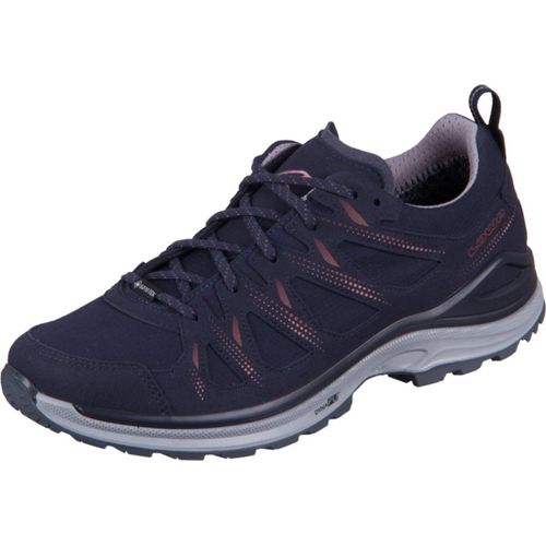LOWA Damen INNOX EVO II GTX Lo Ws - Größe UK 9 - navy/rotholz