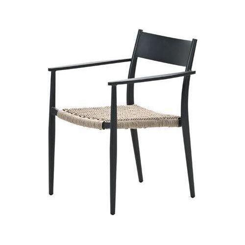 Garden Impressions Richmond Dining Stuhl - carbon black - natural - desert sand