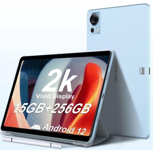 Tablet, 10.4 Zoll 2K Tablet PC, 15GB RAM 256GB ROM (1TB Erweiterbar) Android 12 Tablet 8300mAh Dual SIM 4G LTE/5G WiFi Tablet,Widevine L1, 16MP+8MP